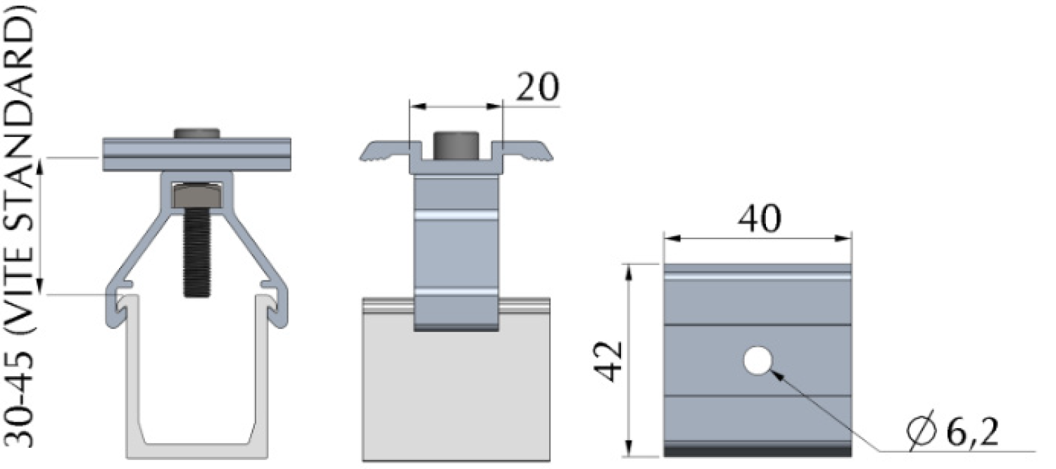 Kit Modulo Doppio per fotovoltaico