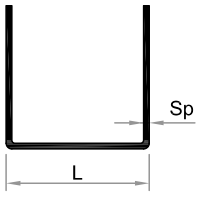 Profilati Aperti U Lati Uguali